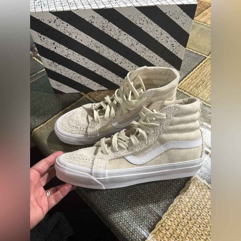 Vans Off-White High-Top Sneakers - Picture 2 of 9
